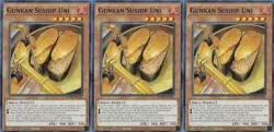 3x Gunkan Suship Uni | BODE-EN022 | Common | 1st Ed | NM | YuGiOh - Image 1