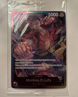 One Piece TCG - Monkey D. Luffy Leader Foil Promo Sealed - P-L Sealed Battle - Image 1