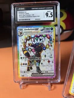 Pokemon CGC Graded Black Star Promos Umbreon ex & Espeon ex Holo Promo Cards - Image 3