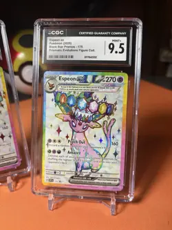Pokemon CGC Graded Black Star Promos Umbreon ex & Espeon ex Holo Promo Cards - Image 4