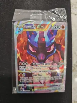 Lucario VSTAR SWSH291 SWSH: Sword & Shield Promo Cards Holo Sealed - Image 2