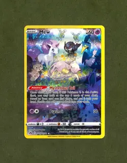 Mew GG10/GG70 Crown Zenith: Galarian Gallery Holo Pokemon Card TCG NM - Image 1