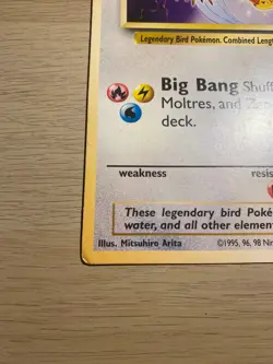 Legendary Birds Articuno Zapdos Moltres JUMBO Pokemon Card - WotC Movie Promo - Image 3