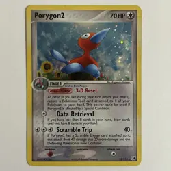 Porygon2 12/115 - Holo Rare Pokemon Card - 2005 Unseen Forces - MP Single! - Image 1