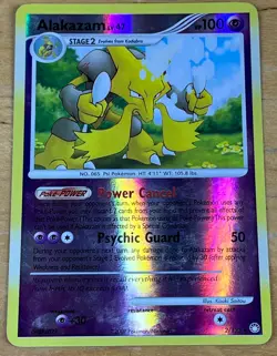 Alakazam 2/123 Mysterious Treasures Reverse Holo Rare 2007 TCG Card - Image 1