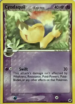 Cyndaquil - 45/101 - Non-Holo - EX Dragon Frontiers - VLP/NM - Pokemon Card - Image 1