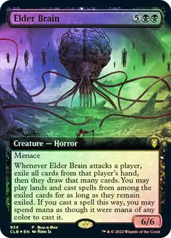 Elder Brain (Buy-a-Box) (Extended Art) Foil Mtg Magic English NM - Image 1