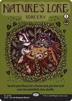 1X NM Nature's Lore Borderless Secret Lair: Prints Charming - Image 1