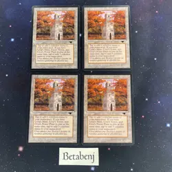 1x MTG Antiquities Urza's Tower (Forest) from Estate Collection - Image 1