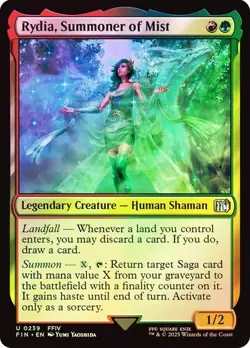Rydia, Summoner of Mist FOIL - 0239 - Uncommon - Final Fantasy FIN MTG - Image 1