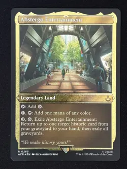 1x MTG Abstergo Entertainment (Foil Etched) - Assassin's Creed (ACR) #265 - Image 3