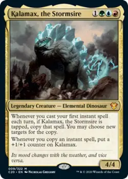 x1 Kalamax, the Stormsire - Foil M MTG Commander 2020 M/NM, English - Image 1