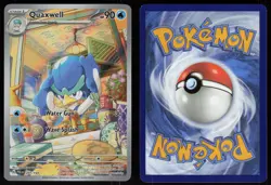 Quaxwell 207/193 Illustration Rare Paldea Evolved Pokemon - Image 3
