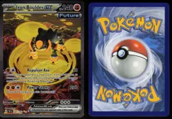 Iron Boulder ex 207/162 Special Illustration Rare Temporal Forces Pokemon - Image 3