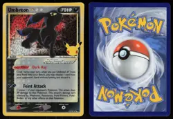 Umbreon Star 17/17 Classic Collection Celebrations: Classic Collection Pokemon - Image 3