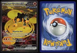Iron Boulder ex 207/162 Special Illustration Rare Temporal Forces Pokemon - Image 3
