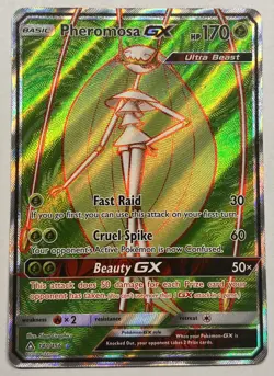 Pokemon Pheromosa GX (Full Art) 140/156 | Sm-Ultra Prism Holo - Image 1