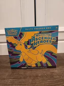 ASCENDED HEROES ETB ELITE TRAINER BOX POKEMON 💥MEGA EVOLUTION TCG 💥 - Image 1