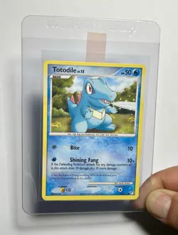 Totodile 106/123 (MP) Common Diamond & Pearl: Mysterious Treasures 2007 Pokemon - Image 4