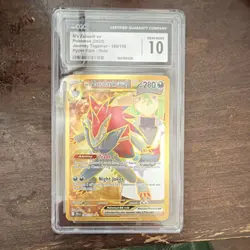 N's Zoroark ex Hyper Rare Holo 189/159 Sv09 Journey Together CGC 10 Pokemon TCG - Image 1