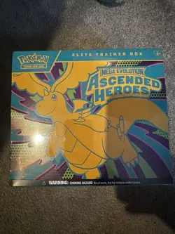 Pokemon TCG Ascended Heroes ETB Elite Trainer Box Factory Sealed In Hand - Image 1
