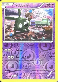 Trubbish 67/113 Common Legendary Treasures Pokemon Reverse Holo Near Mint - Image 1