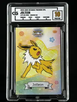 CG 10 Pristine 10 JOLTEON ⚡ Graded PSA CGC BGS Non TCG Pokemon Let’s Go EEVEE - Image 1