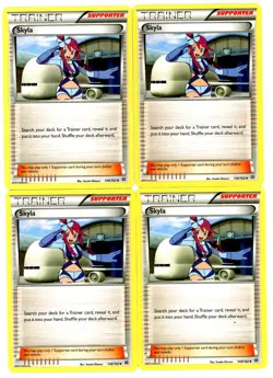 4x Pokemon TCG Skyla 148/162 XY Breakthrough Playset - Image 1