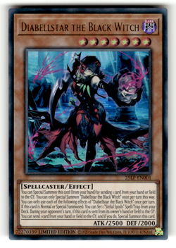 Diabellstar the Black Witch 25LP-EN001 Limited Ultra Rare Limited Pack World Cha - Image 1