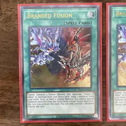 Yugioh! Branded Fusion Ultimate Rare x3 (OP22-EN002) NM - Image 2