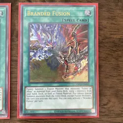 Yugioh! Branded Fusion Ultimate Rare x3 (OP22-EN002) NM - Image 4
