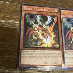 3X DROLL & LOCK BIRD 3X super/prism/collectors RARE SET RA02-EN006 YUGIOH! - Image 2
