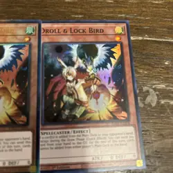 3X DROLL & LOCK BIRD 3X super/prism/collectors RARE SET RA02-EN006 YUGIOH! - Image 4