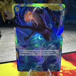 Bandai Sanji OP06-119 Wings of the Captain Secret Rare Full Art Foil NM - Image 1