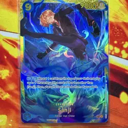 Bandai Sanji OP06-119 Wings of the Captain Secret Rare Full Art Foil NM - Image 3