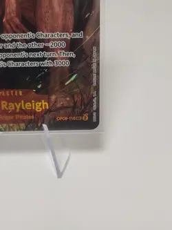 One Piece TCG | Silvers Rayleigh OP08-118 SEC Two Legends (PRB02 Reprint) NM - Image 4