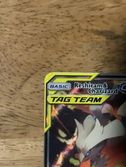Pokemon Reshiram & Charizard GX TAG TEAM Promo Holo SM201 SM Basic Card - Image 5