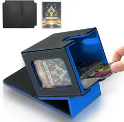 Card Deck Box for MTG Commander, Magnetic Card Display Case,Tcg Card Storage Box - Image 2