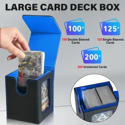 Card Deck Box for MTG Commander, Magnetic Card Display Case,Tcg Card Storage Box - Image 4