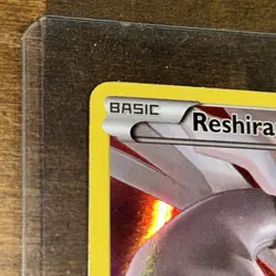 Reshiram XY74 Full Art Holo Black Star Pokemon TCG Card - Image 4