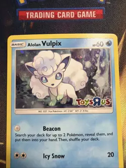 Alolan Vulpix - (Toys R Us Promo) 021/145 Miscellaneous Cards & Products Holo - Image 2