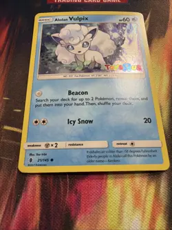 Alolan Vulpix - (Toys R Us Promo) 021/145 Miscellaneous Cards & Products Holo - Image 4