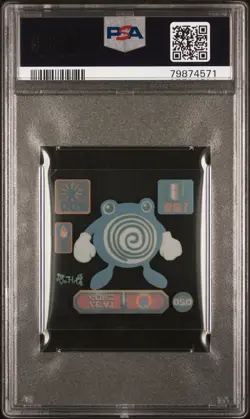 Amada 1998 Pokemon Super DX Stickers Poliwhirl D20 Japanese PSA 10 - Image 2