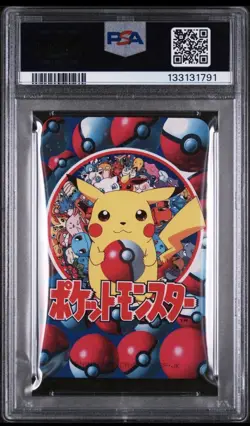 1998 POKEMON TELEVI-KUN MAGAZINE PLAYING CARDS ACE OF DIAMONDS PIKACHU PSA 10 - Image 2