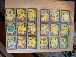 Pokemon The First Movie Topps Sticker Complete - Image 2