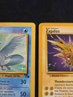Pokemon Articuno 17/62 Zapdos 30/62 Moltres 27/62 Legendary Bird Fossil Set Trio - Image 5