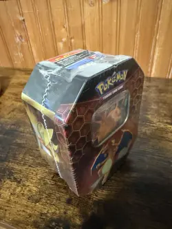 Hidden Fates TIN SEALED Charizard GX (4 Hidden Fates Pokemon Packs) - Image 3