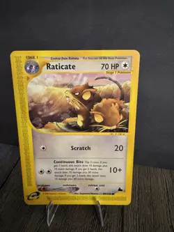 Pokemon Skyridge Rattata 90/144 & Raticate 89/144 2003 Lot - Image 4