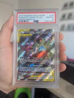 Pokemon Unified Minds Mega Sableye & Tyranitar GX 226/236 PSA 10 GEM MINT - Image 3