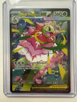 Pokemon Mega Meganium ex 272 Ascended Heroes Special Illustration Rare CLEAN - Image 3